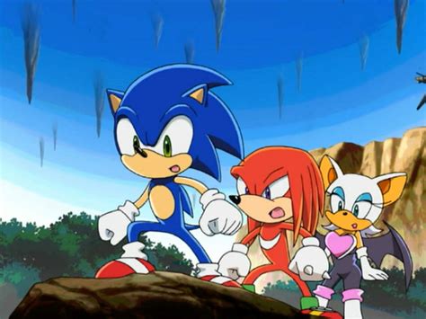 sonic boom rouge|sonic rouge and knuckles.